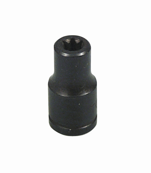 Lisle 26770 Fits external Torx bolts. Heat treated, alloy steel. 1/4" drive.