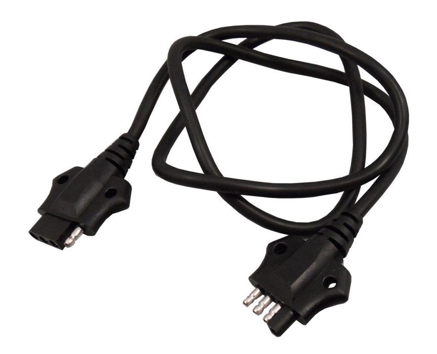 Dynaline (378) 27010 HEAVY DUTY 4 POLE CONNECTOR FLAT, COMES WITH 48IN CABLE