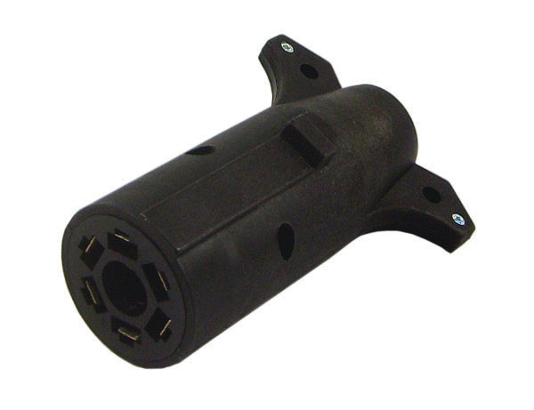 Dynaline (378) 27082 TRAILER ADAPTER, 7-WAY BLADE TO 6-WAY ROUND