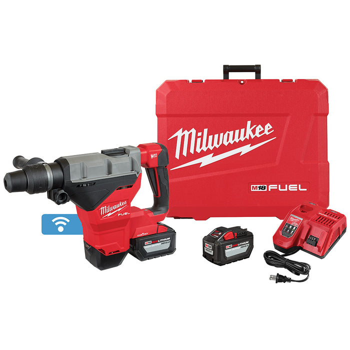 Milwaukee (366) 2718-22HD M18 FUEL 1-3/4" SDS MAX Rotary Hammer Kit w/ (2) 12.0 Battery