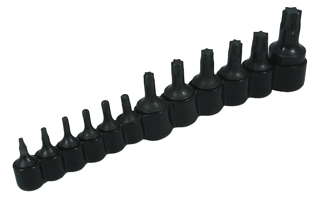 Lisle 27200 12 Pc. Torx® Bit Set A 12 pc. set includes the T-10 through T-50, plus the T-47,