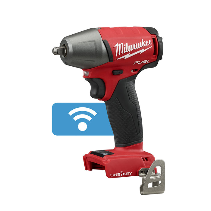 Milwaukee (366) 2758-20 M18 FUEL™ with ONE-KEY™ 3/8" Compact Impact Wrench w/ Friction Ring (Bare Tool)