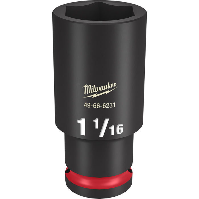 Milwaukee 49-66-6231 SHOCKWAVE Impact Duty™ 1/2"Drive 1-1/16" Deep 6 Point Socket