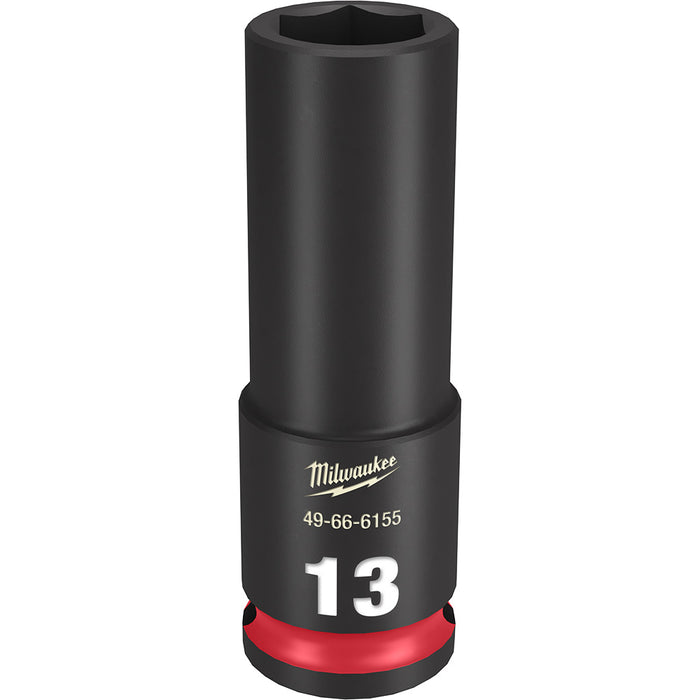 Milwaukee 49-66-6155 SHOCKWAVE Impact Duty™ 3/8"Drive 13MM Deep 6 Point Socket