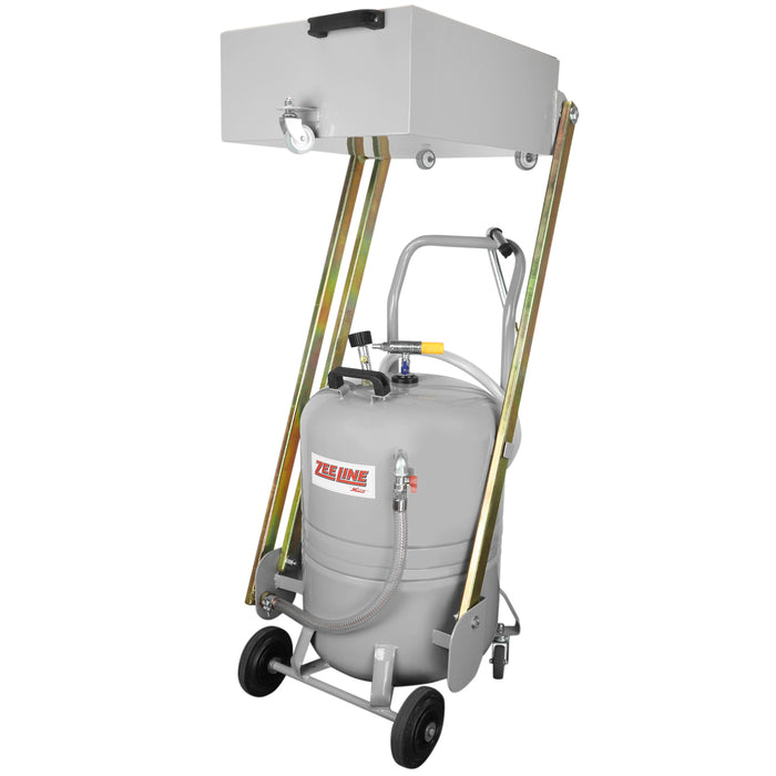 Milton (625) ZE21PD 21-Gallon Pantograph Oil Drain W/ 10-Gallon Basin