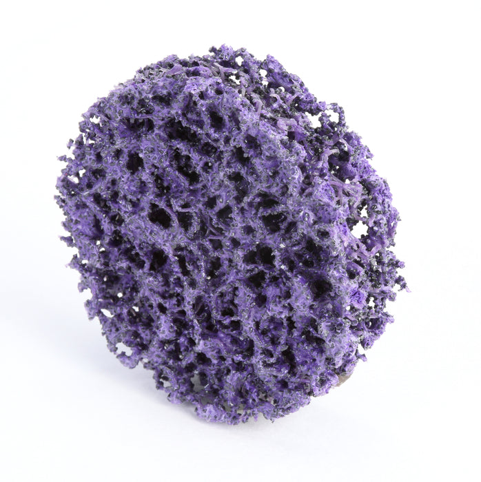 3M (815) SB21538 Scotch-Brite™ Roloc™ Clean and Strip XT Pro Disc, TR, S XCS, 2 in (5.08 cm) x NH, Colour: Purple, 3M Stock No. 7100175521