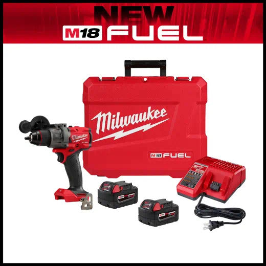 Milwaukee 2904-22 M18 FUEL™ 1/2" HAMMER DRILL/DRIVER KIT