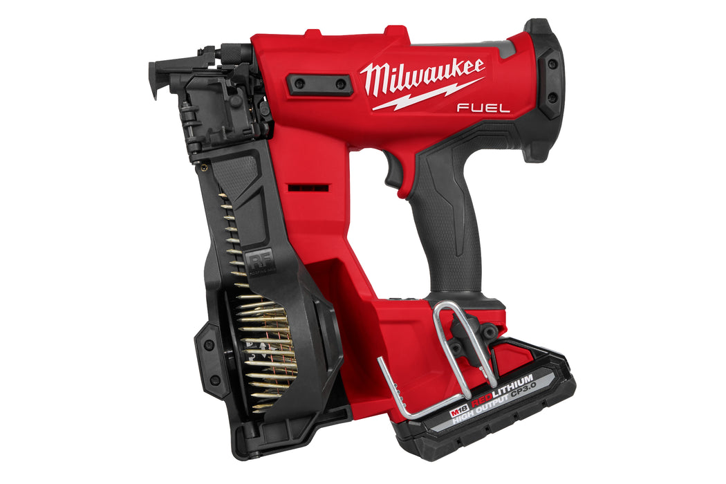 Milwaukee (366) 2909-21 M18 Coil Roofing Nailer Kit