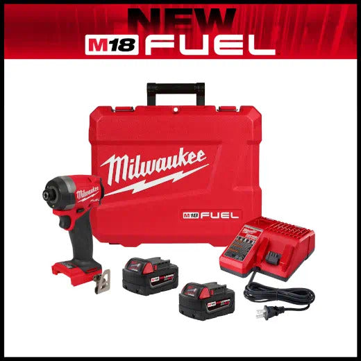 Milwaukee 2953-22 M18 FUEL™ 1/4" HEX IMPACT DRIVER KIT