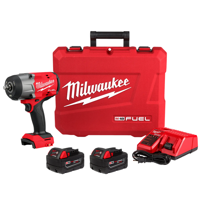 Milwaukee 2967-22 M18 FUEL™ 1/2" High Torque Impact wrench w/ Friction Ring Kit