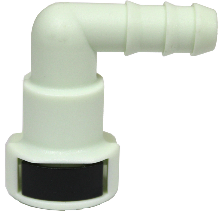 FMSI 2971 3/8" x 90° Elbow Quick Connector to 10mm Nylon Fuel Line