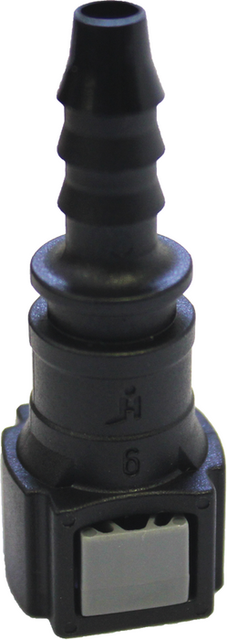 FMSI 2973 1/4" Straight Quick Connector to 8mm /5/16" Nylon Fuel Line