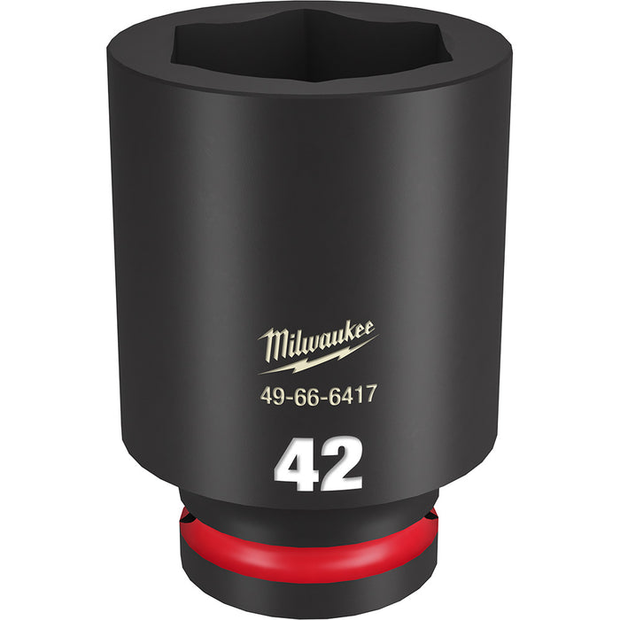 Milwaukee 49-66-6417 SHOCKWAVE Impact Duty™ 3/4"Drive 42MM Deep 6 Point Socket