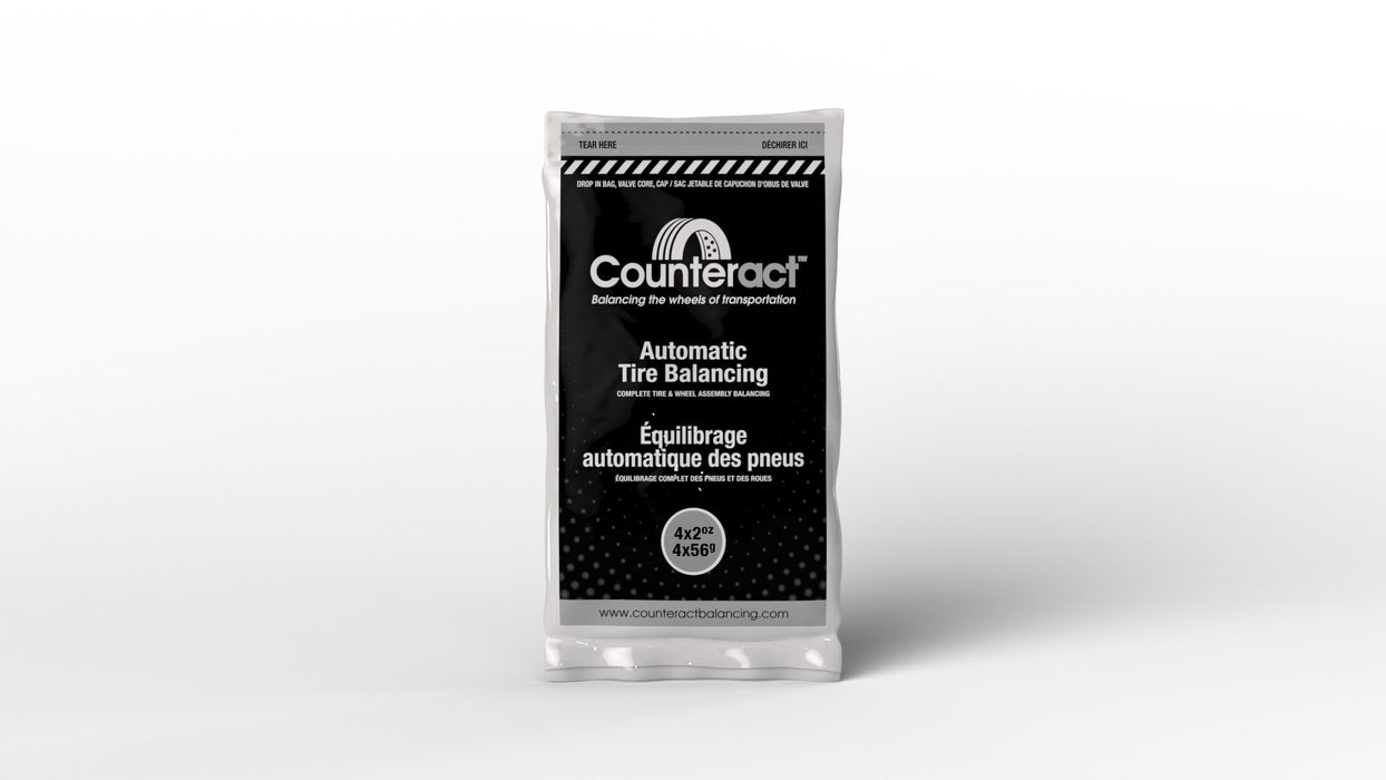 Counteract (606) 2OZ.B 4 x 2oz packs of Counteract Balancing Beads, 4 x Vortex Valve Cores, 4 x CBB Valve Caps - Case Qty 32 x 4-Packs