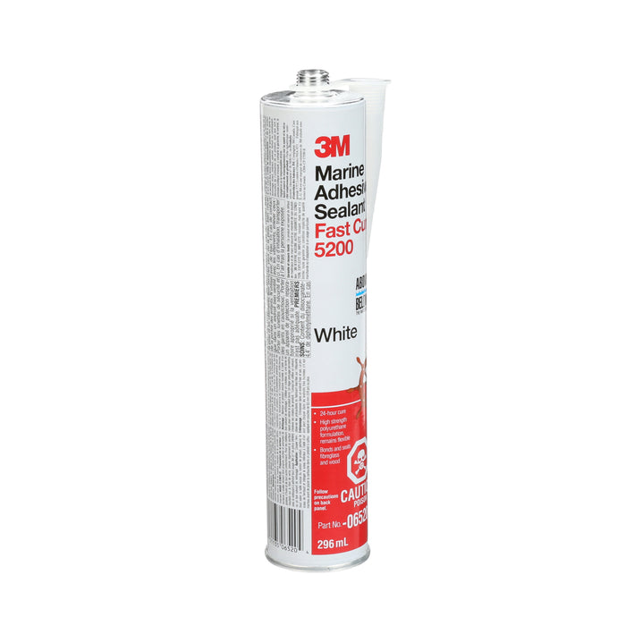 3M (815) 06520 3M™ Marine Adhesive Sealant, 5200, white, 10 fl oz (295 mL), cartridge, Colour: White, 3M Stock No. 7000120491