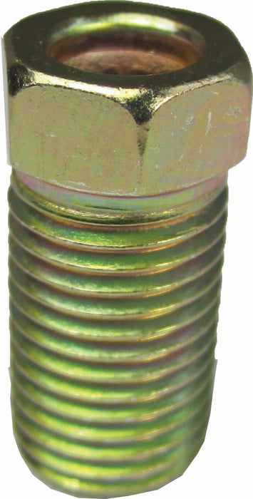 FMSI (450) 3001 3/16" x 3/8" - 24 Standard Steel Invert Flare Tube Nut (Long)