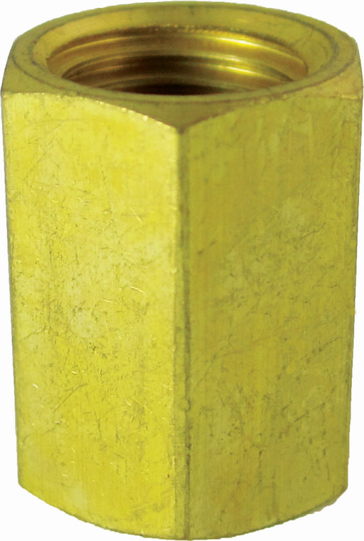 FMSI 3002 3/16" x 3/8" - 24 Invert Flare Brass Union