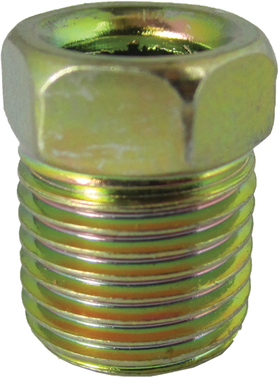 FMSI 3003 1/4" x 7/16" - 24 Standard Steel Invert Flare Tube Nut