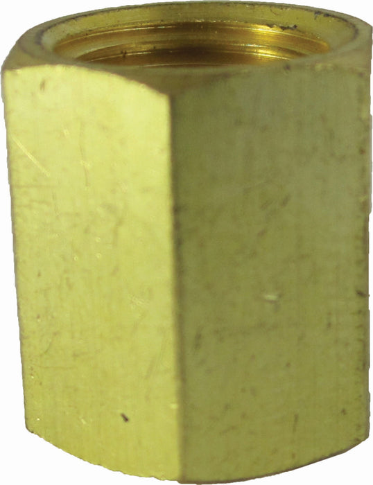 FMSI 3005 1/4" x 7/16" - 24 Invert Flare Brass Union