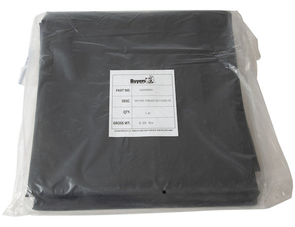 Buyers Products (577) 3006964 TARP-BLACK-18OZ COATED