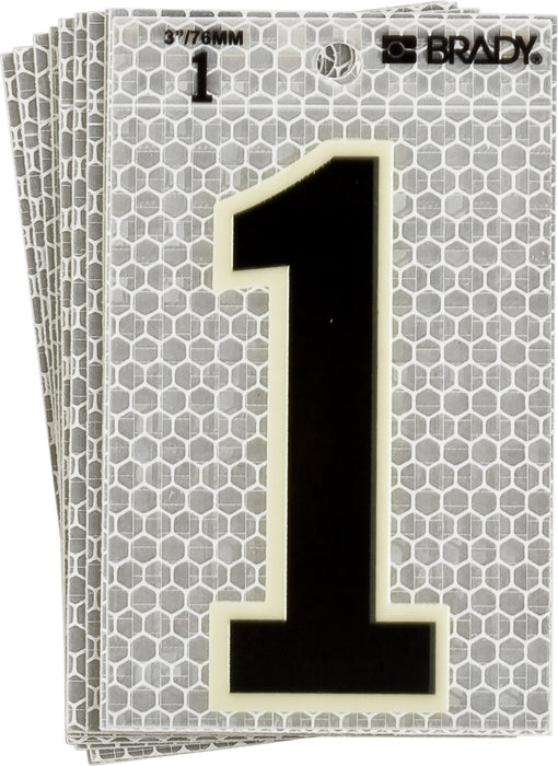 Brady (458) 3010-1 10Pk 3-Series Numb/Lett