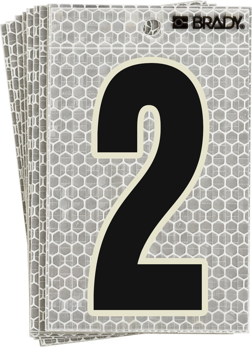 Brady 3010-2 10Pk 3-Series Numb/Lett