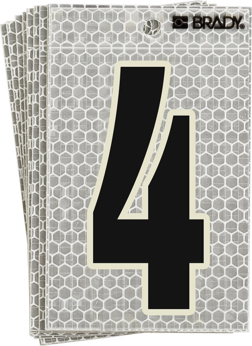 Brady 3010-4 10Pk 3-Series Numb/Lett