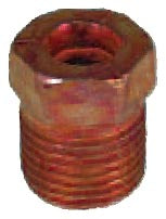 FMSI 3022 3/16" x 7/16" - 24 Steel Invert Flare Tube Nut