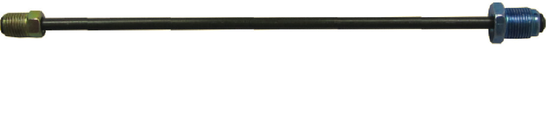 FMSI (450) 3041316 8" x 3/16" Tube (3/8"-24 INV x 12mmx1.0 BUB) Master Cylinder Adapter Line