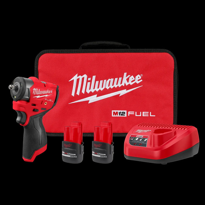 Milwaukee 3049-22 M12 FUEL™ 3/8" SUBCOMPACT IMPACT WRENCH KIT