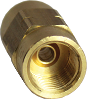 FMSI 3059 3/16" x 10mm x 1.0 Invert Flare Brass Union