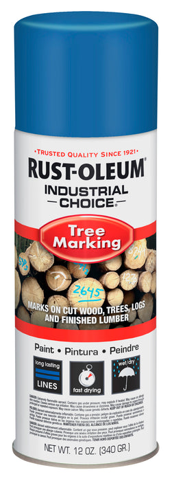 Rust-Oleum (210) 306518 Rust-Oleum INDUSTRIAL CHOICE T1600 Tree Marking Paint 12 oz- BLUE