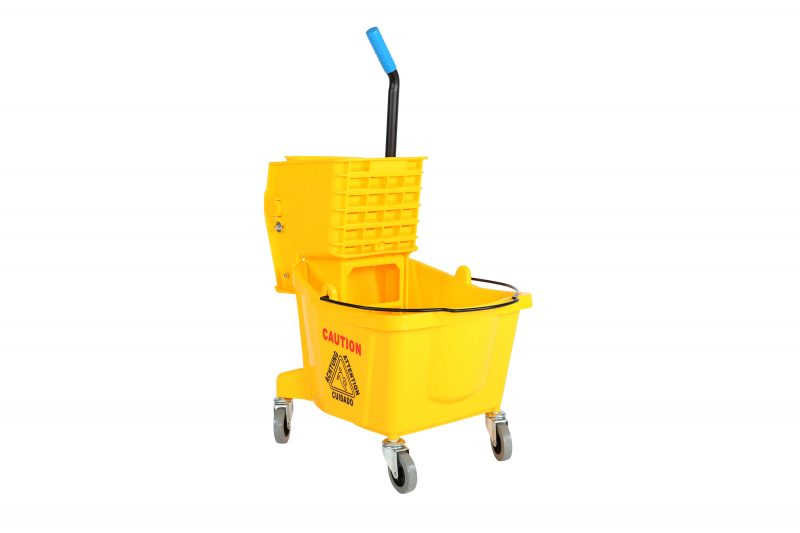 Globe 3081 26 Qt Sidepress Bucket and Wringer Yellow