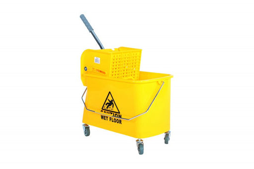 Globe 3082 21 Qt Sidepress Bucket and Wringer Yellow