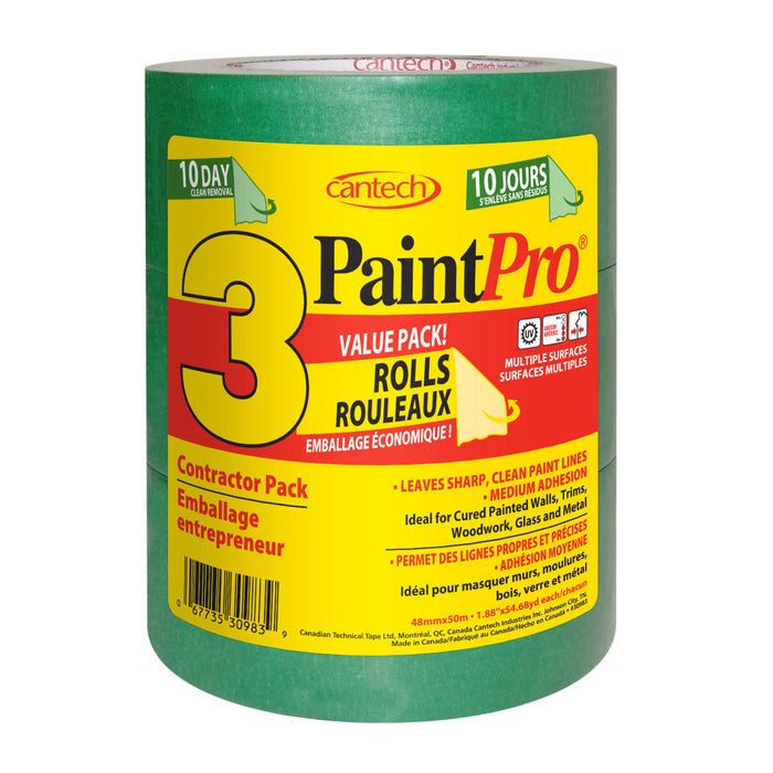 Cantech (111) 309-83 Cantech PaintPro® Premium Masking Tape - 48MM (W) X 50M (L)