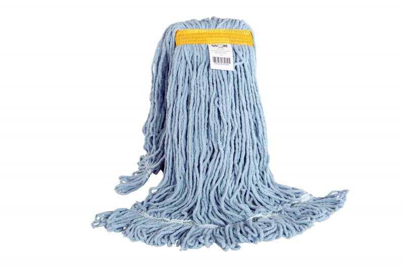 Globe 3092 Syn-Pro® Synthetic Looped End Wet Mop Narrow Band Blue 24oz