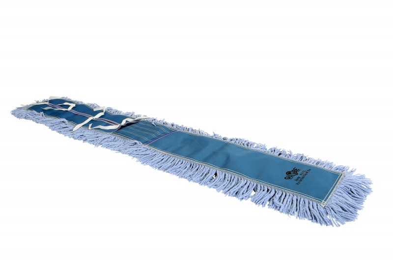 Globe (613) 3103 Pro-Stat Dust mop head 48" x 5" Blue Tie-On
