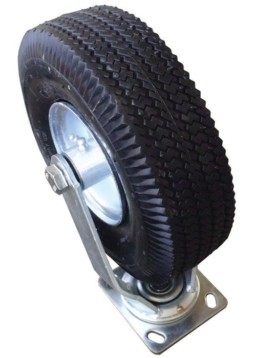 Dynaline (378) 31101 Swivel Caster 10" Pneumatic, Rating 500 lbs.