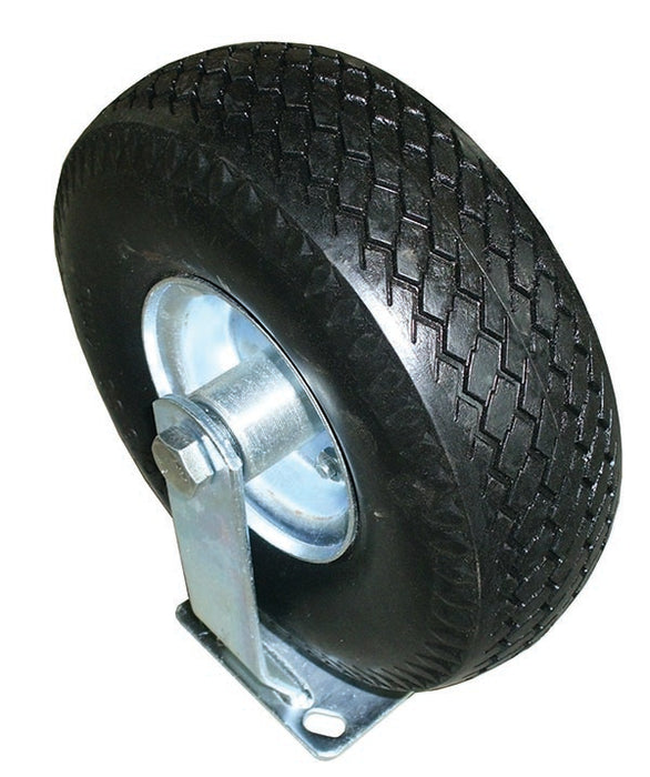 Dynaline (378) 31102 Fixed Caster 10" Flat Free, Rating 360 lbs.