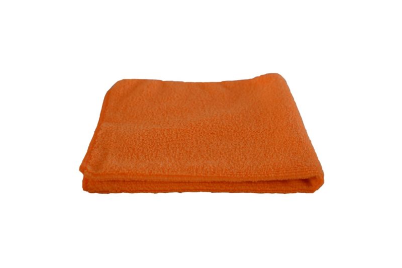 Globe (613) 3130O 16"x16" Microfiber Cloth 240GSM Orange