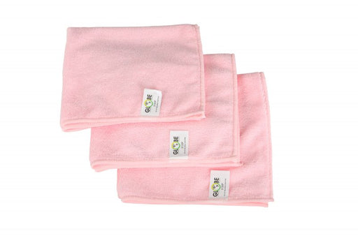 Globe 3130P 16"x16" Microfiber Cloth 240GSM Pink