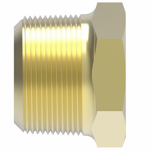 WHD 3152X4 BRASS PIPE HEX HEAD PLUG 1/4 MALE NPT