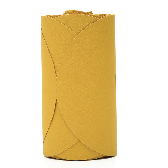 3M (815) 01211 3M™ Stikit™ Gold Disc Roll, 236U, 01211, P120, C-weight, 6 in (15.24 cm), Colour: Yellow, 3M Stock No. 7000118154