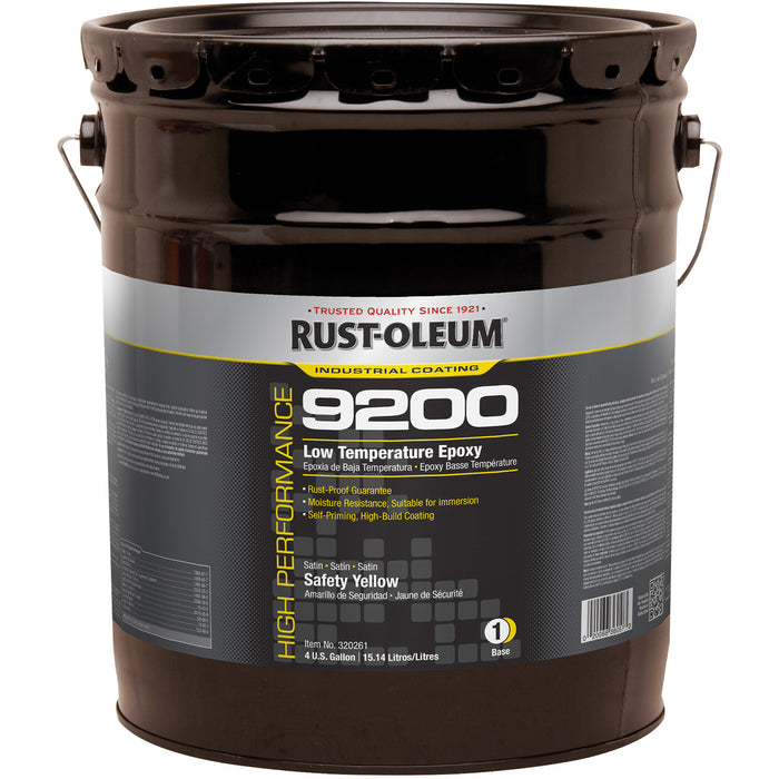 Rust-Oleum 320261 9200 System Low Temperature Epoxy Base, Yellow, 4 gal Pail