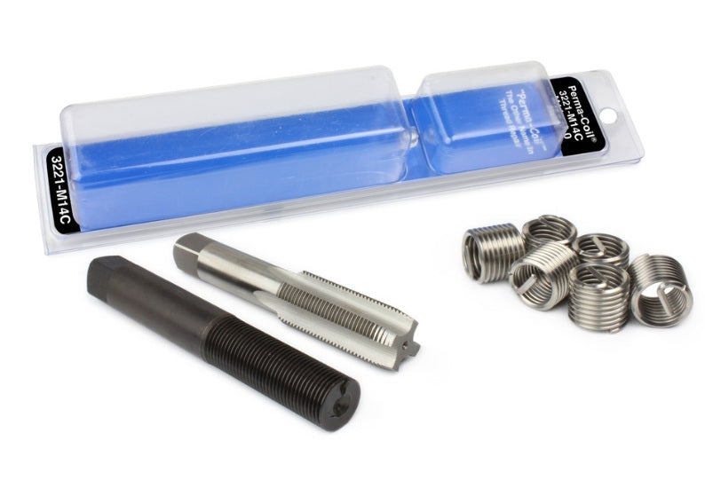 H. Paulin (680) 3221-M14C Papco M14-2 x 21mm Metric Perma Thread Inserts-Spark plug, 6Pcs