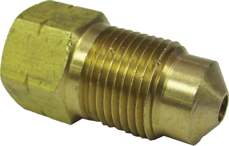 FMSI (450) 3252 3/16"(3/8"-24) Female Invert Flare x 3/16"(12mm x 1.0) Male Bubble Flare Adapter