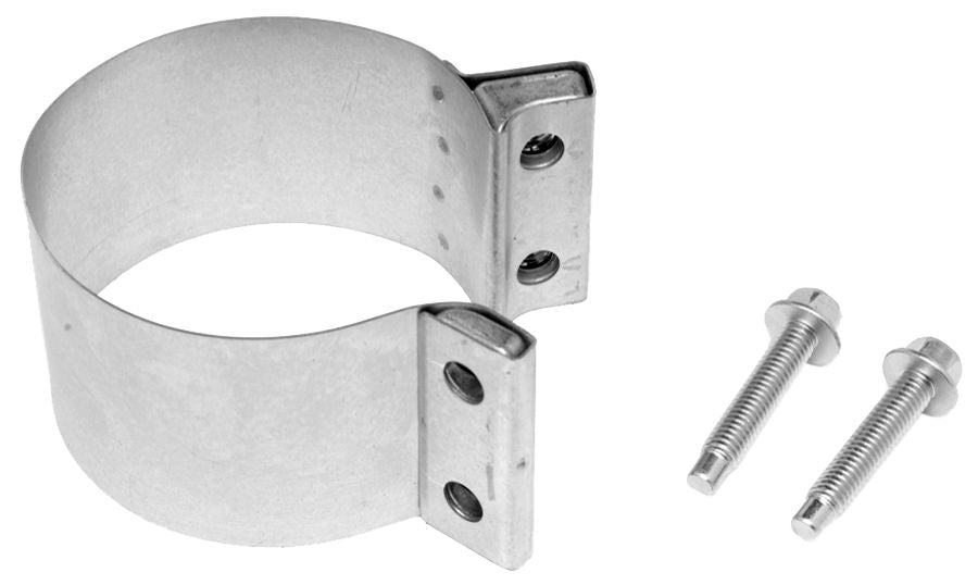 Walker (670) 33311 3 1/2" Walker Aluminized Mega-Clamp/Band Clamp. Connects OD to OD or ID to ID Pipes.