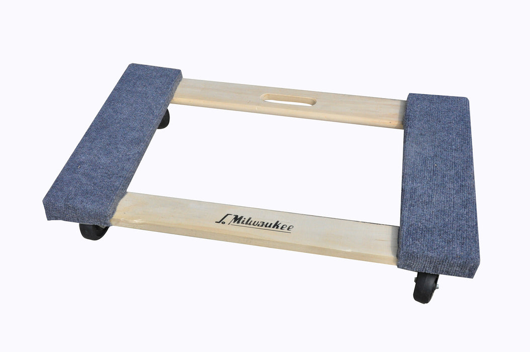 Milwaukee Hand Trucks (525) 33800 Milwaukee 1,000 Lbs. Load Capacity Heavy Duty Wood Dolly