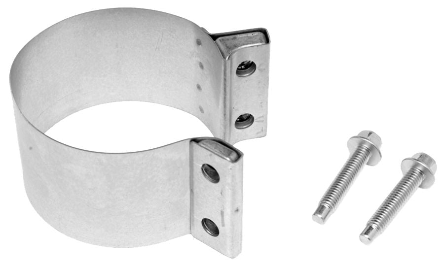 Walker (670) 33979 2 1/4" Walker Aluminized Mega-Clamp/Band Clamp. Connects OD to OD or ID to ID Pipes.