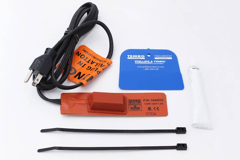 Phillips & Temro 3400032 FLEXIBLE PAD HEATER 125W